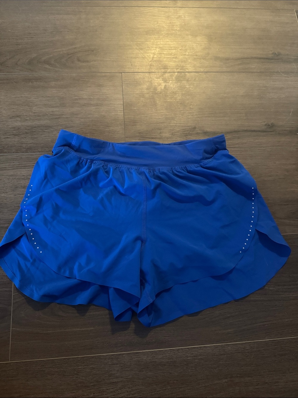 lululemon athletica Women’s Athletic Shorts in Royal Blue with Reflective Dots